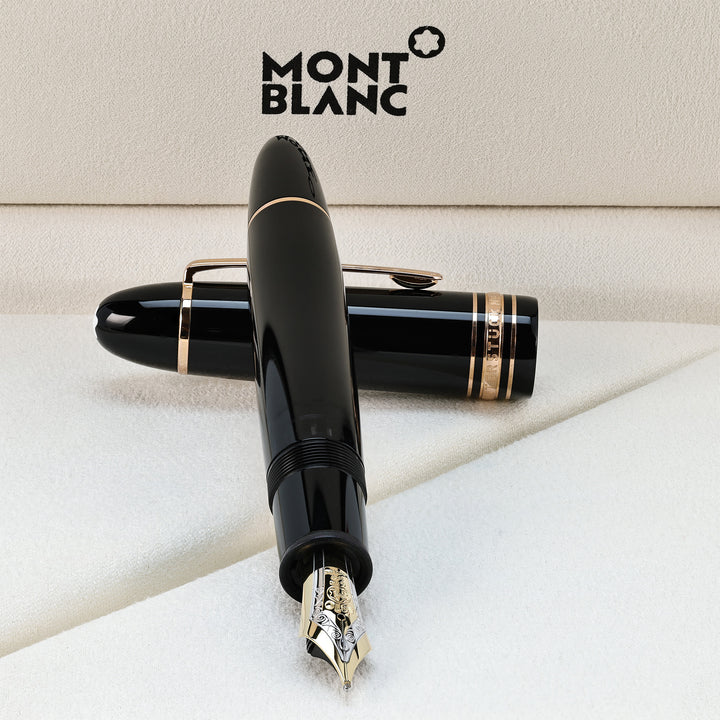 Montblanc Meisterstück 149 Fountain Pen with Rose Gold Trim