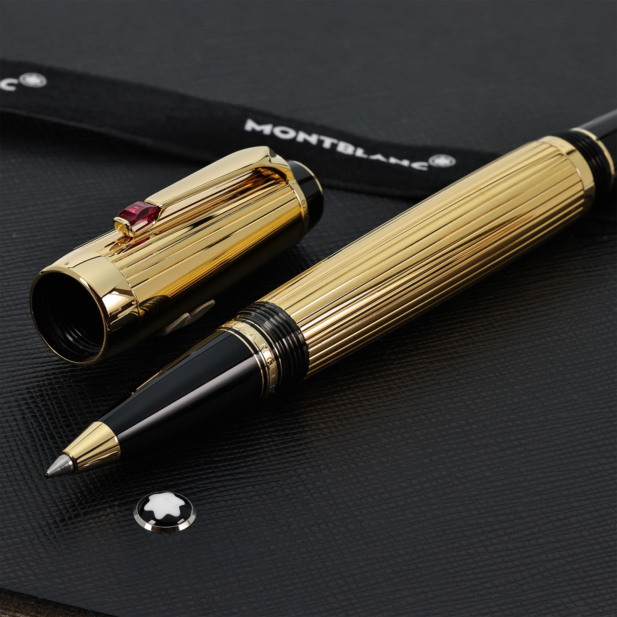 Rouges Wrting Montblanc Boheme Gold Plated/Rouge Rollerball – The Pleasure of Writing