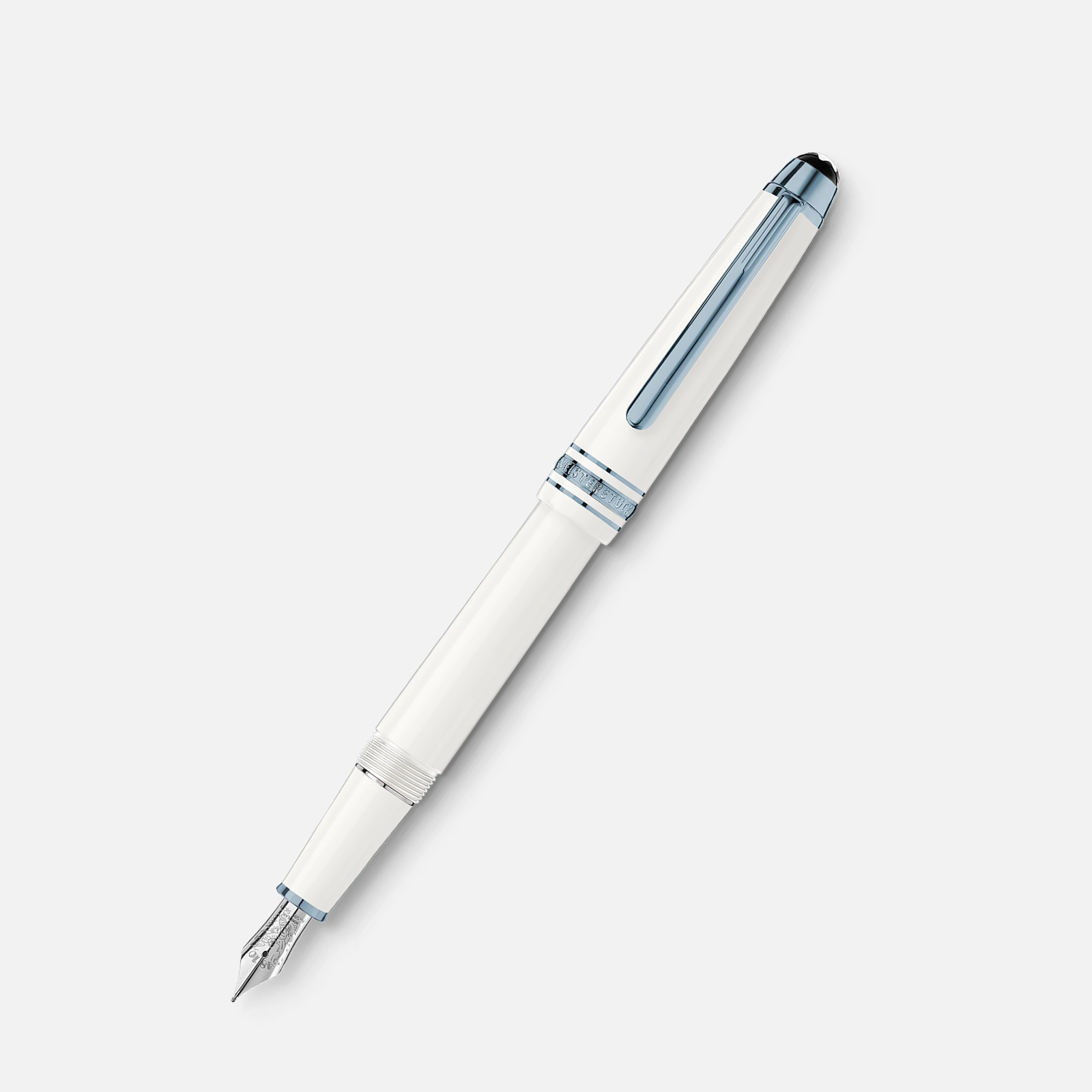 Montblanc Meisterstück Glacier White Classique Fountain Pen by Mont Blanc