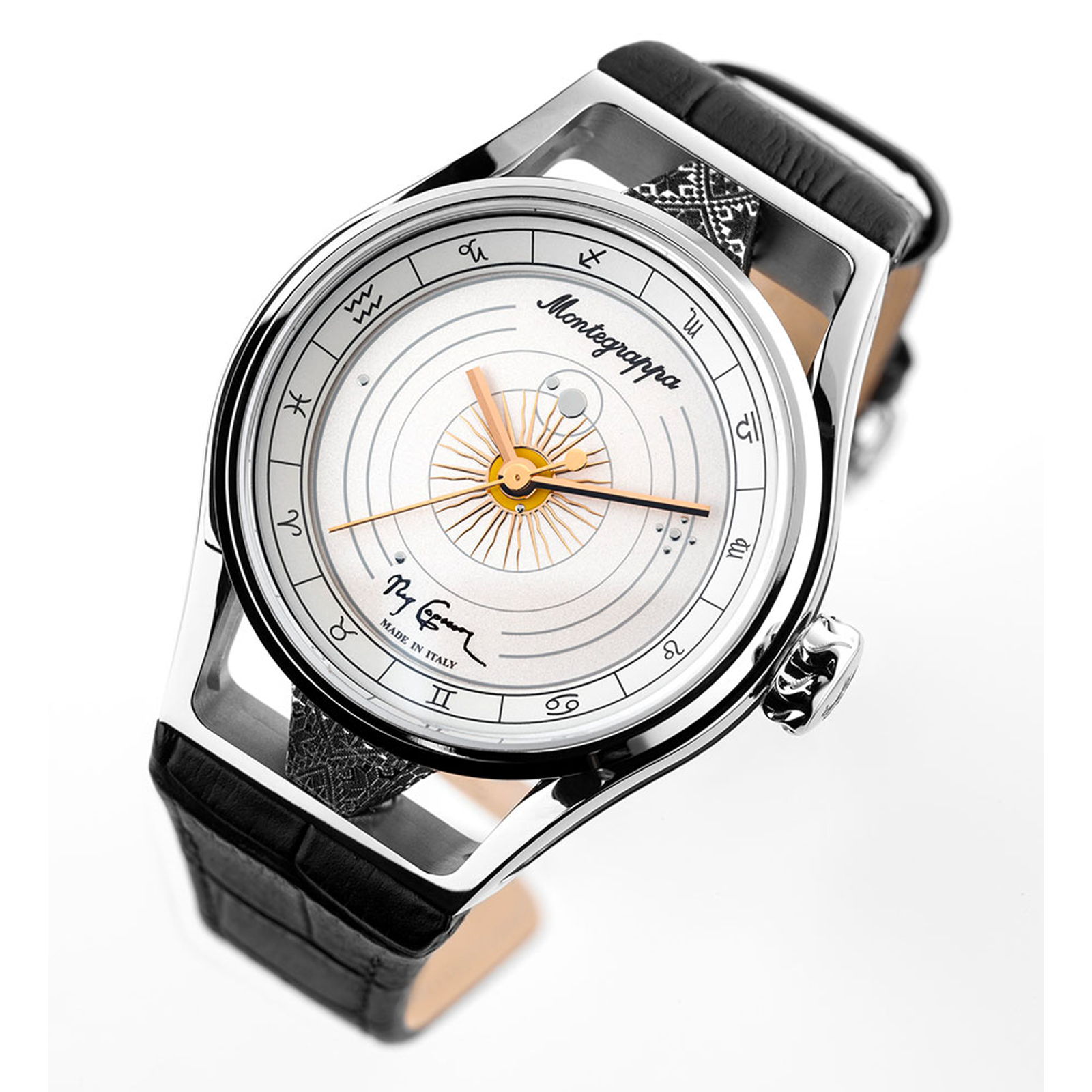 Montegrappa NeroUno Sub Seconds Men's Watch Swiss Made IDNUWAIB Swiss Made  | eBay