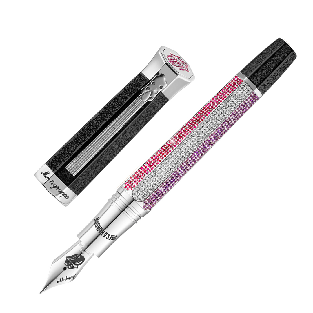 Montegrappa Limited Edition Stones Legacy She's A Rainbow Fountain Pen