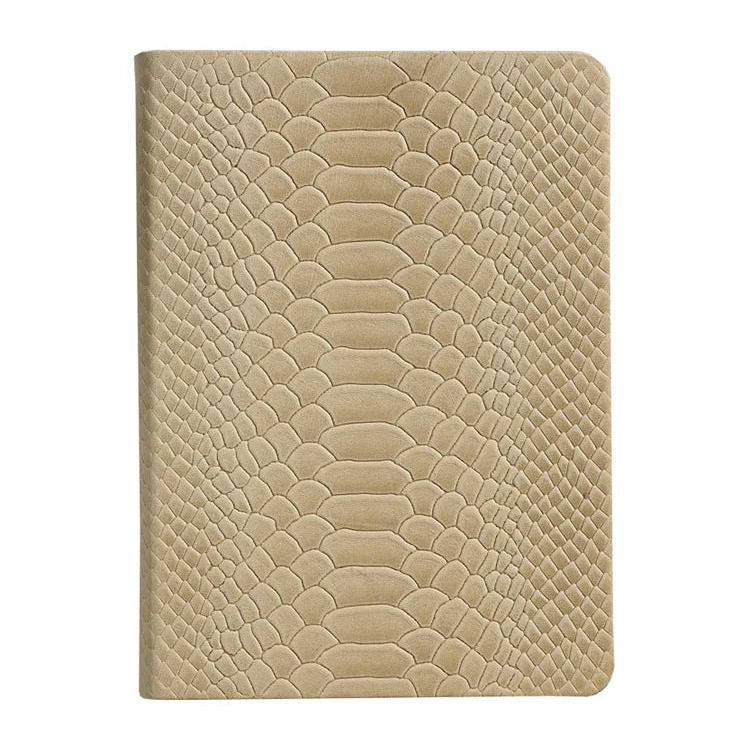 Embossed Python Leather Travel Journal - 5" x 7"