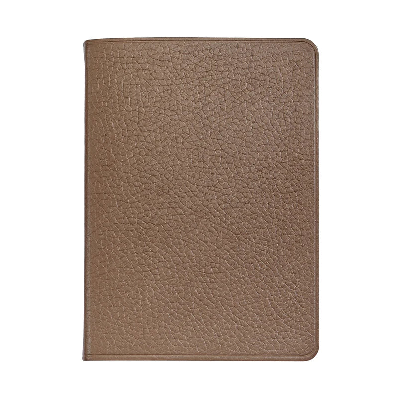 World Travel Journal Pocket 6in British-Tan Fine Leather by Graphic Image Trade