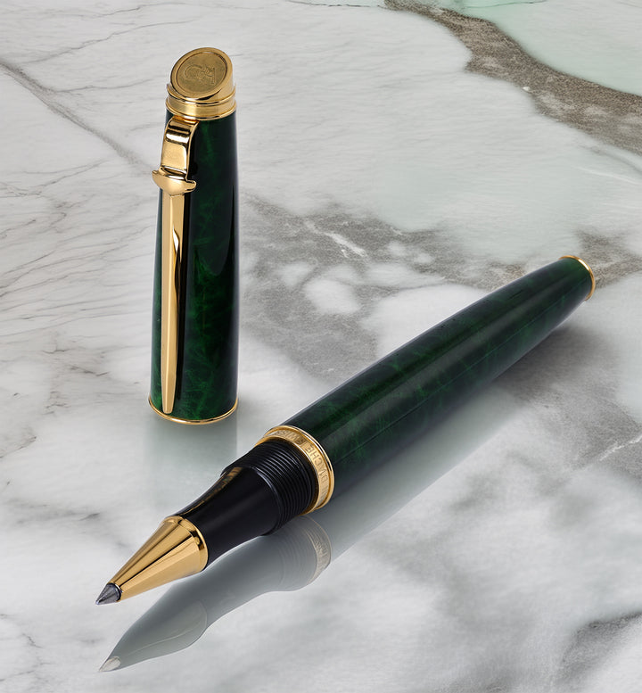 Caran d'Ache Marble Green Geneve Rollerball