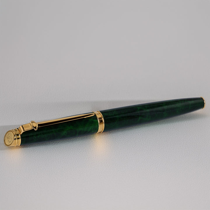 Caran d'Ache Marble Green Geneve Rollerball