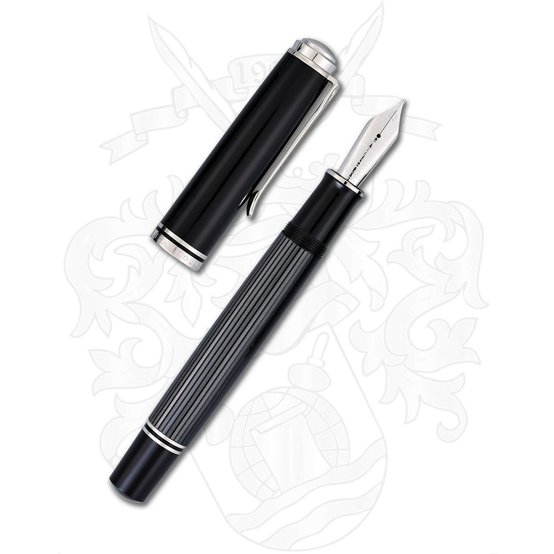 Pelikan Souverän M805 Stresemann Gray Stripes Fountain Pen