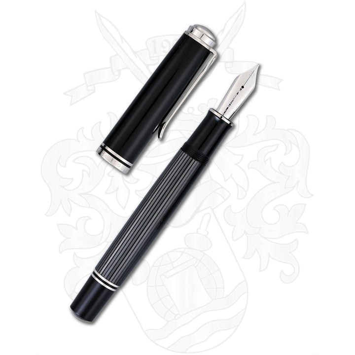Pelikan Souverän M805 Stresemann Gray Stripes Fountain Pen