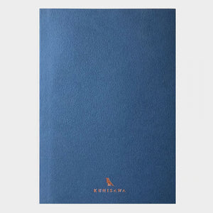 Premium Japanese Paper Slim Notebook - Midnight Blue A5 | KUNISAWA JAPAN
