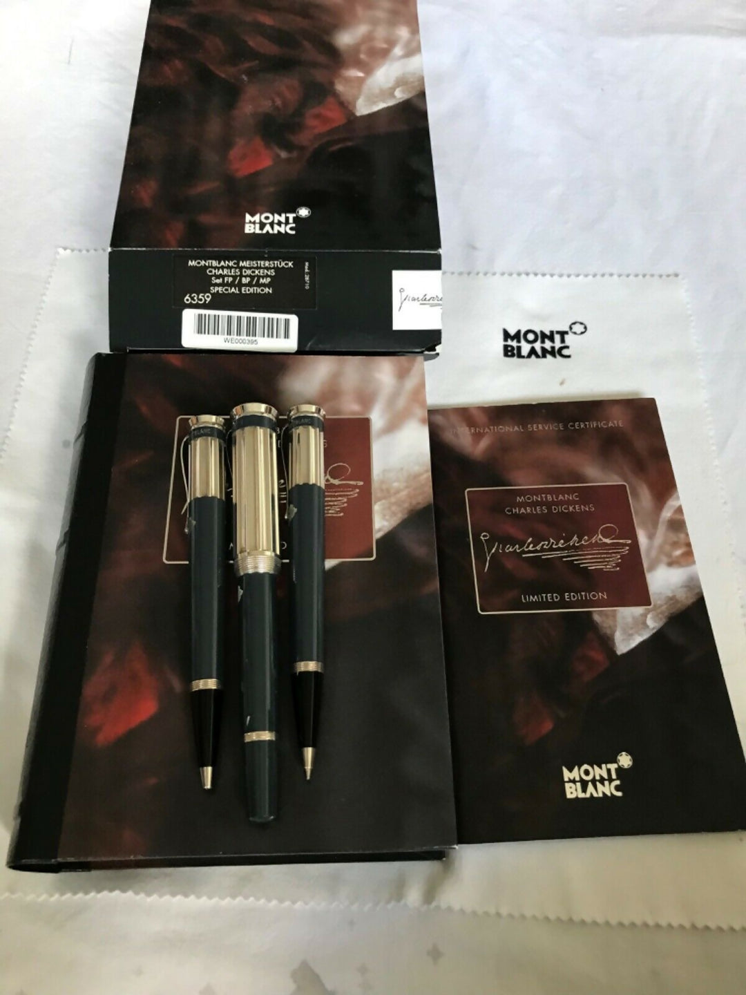 Montblanc Writers Edition Charles Dickens Limited Edition Set 2001