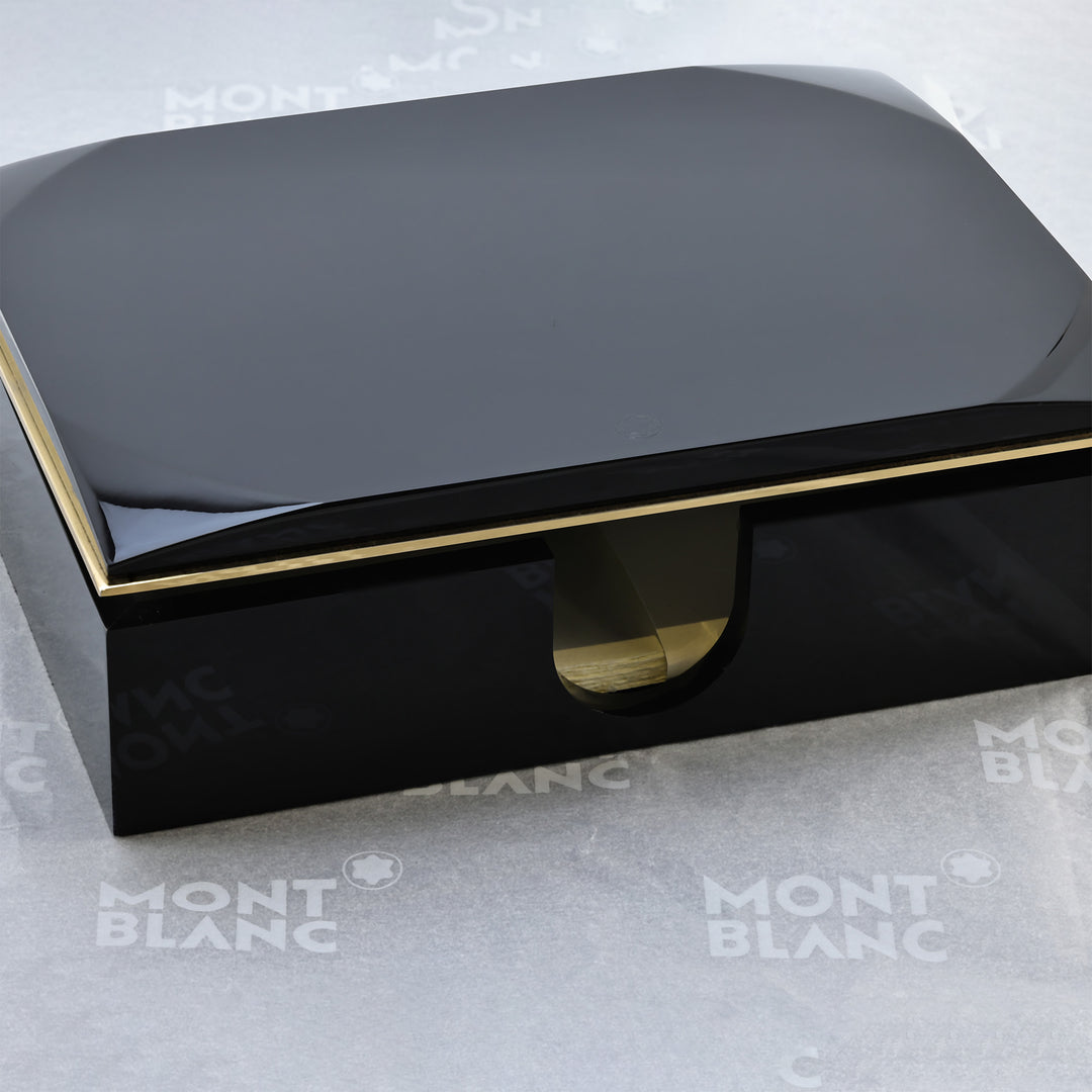 Montblanc Desk Paper Box - Solitaire Series Black & Gold