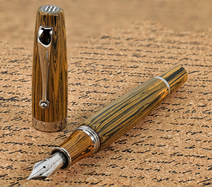 Montegrappa Miya Ebonite Fountain Pen - Light Brown US Limited Edition