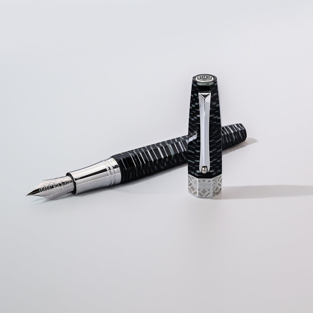 Montegrappa Extra Otto Shiny Lines Limited Edition Fountain Pen