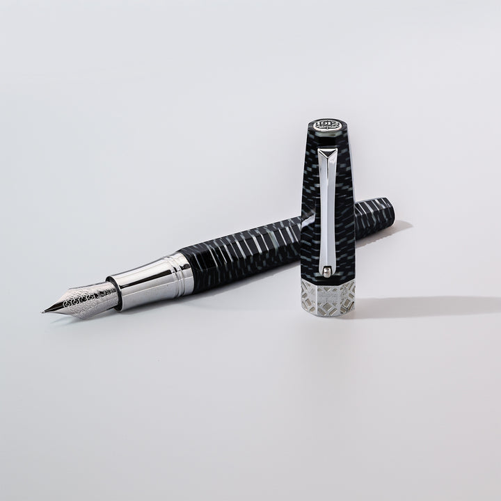 Montegrappa Extra Otto Shiny Lines Limited Edition Fountain Pen