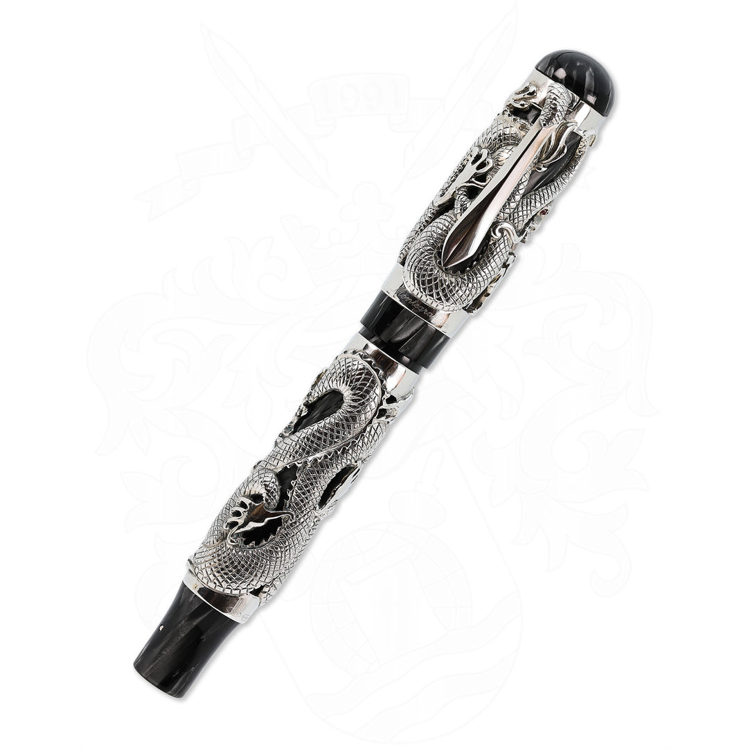 Montegrappa Limited Edition Silver Dragon Fountain Pen