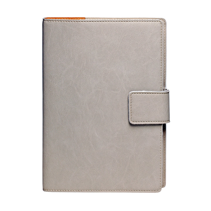 Fiorentina Pescarsa Leather Journal w/Snap - Refillable 6x8