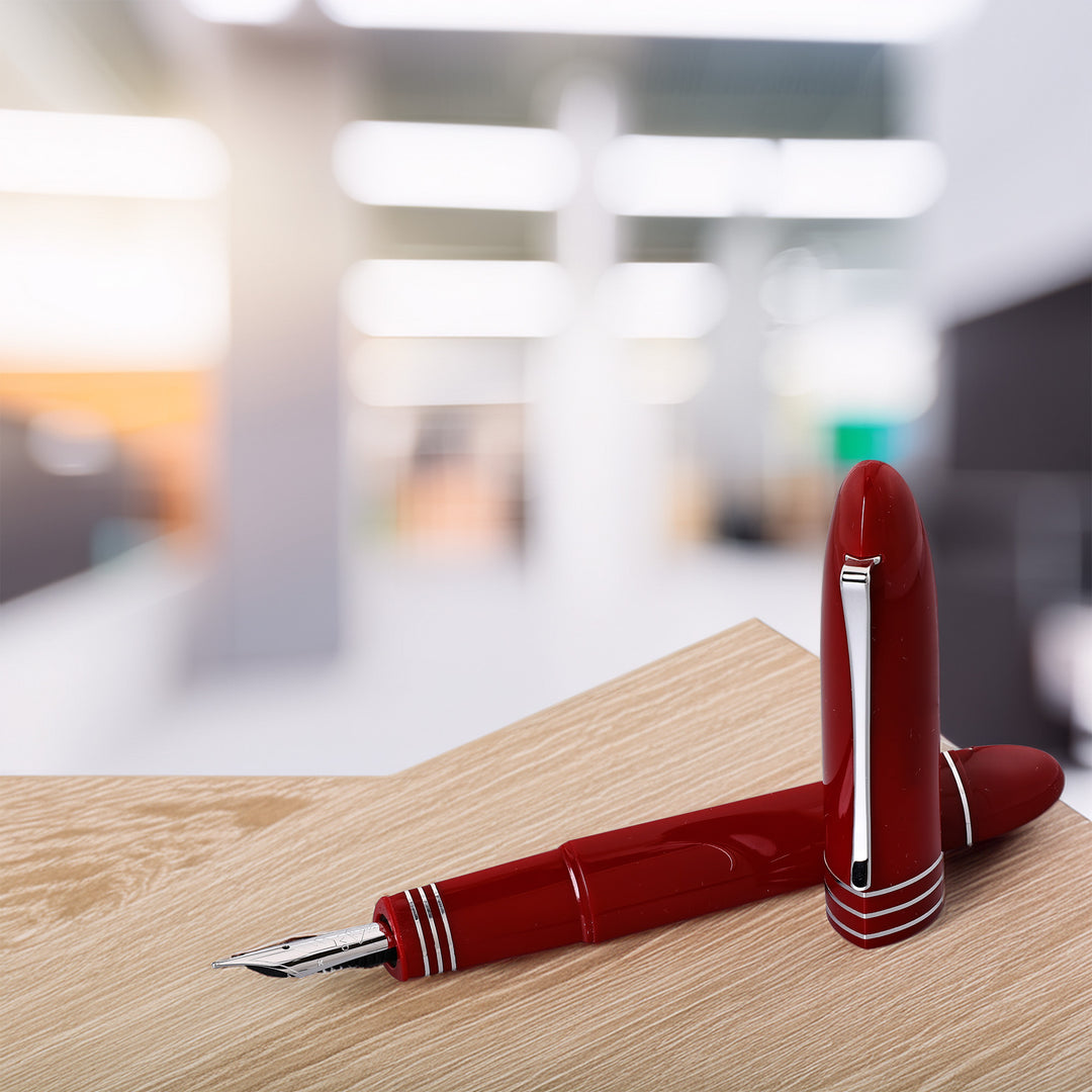 OMAS 360 MOMA Cranberry Red Fountain Pen