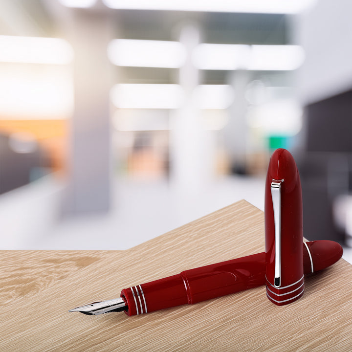 OMAS 360 MOMA Cranberry Red Fountain Pen