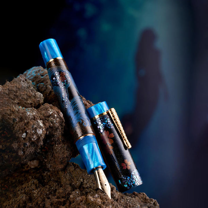 Nino Marino Signature Parthenope Maki-e The Song of Two Seas Fountain Pen