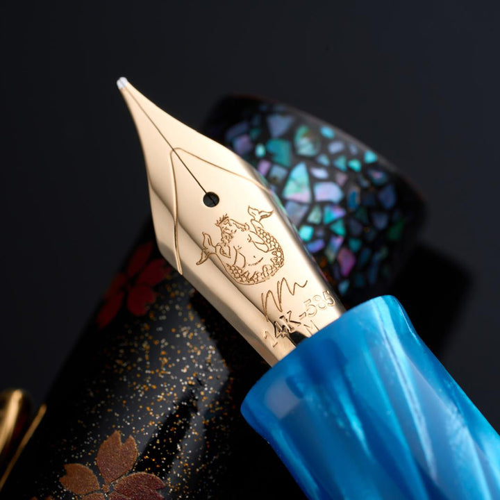 Nino Marino Signature Parthenope Maki-e The Song of Two Seas Fountain Pen