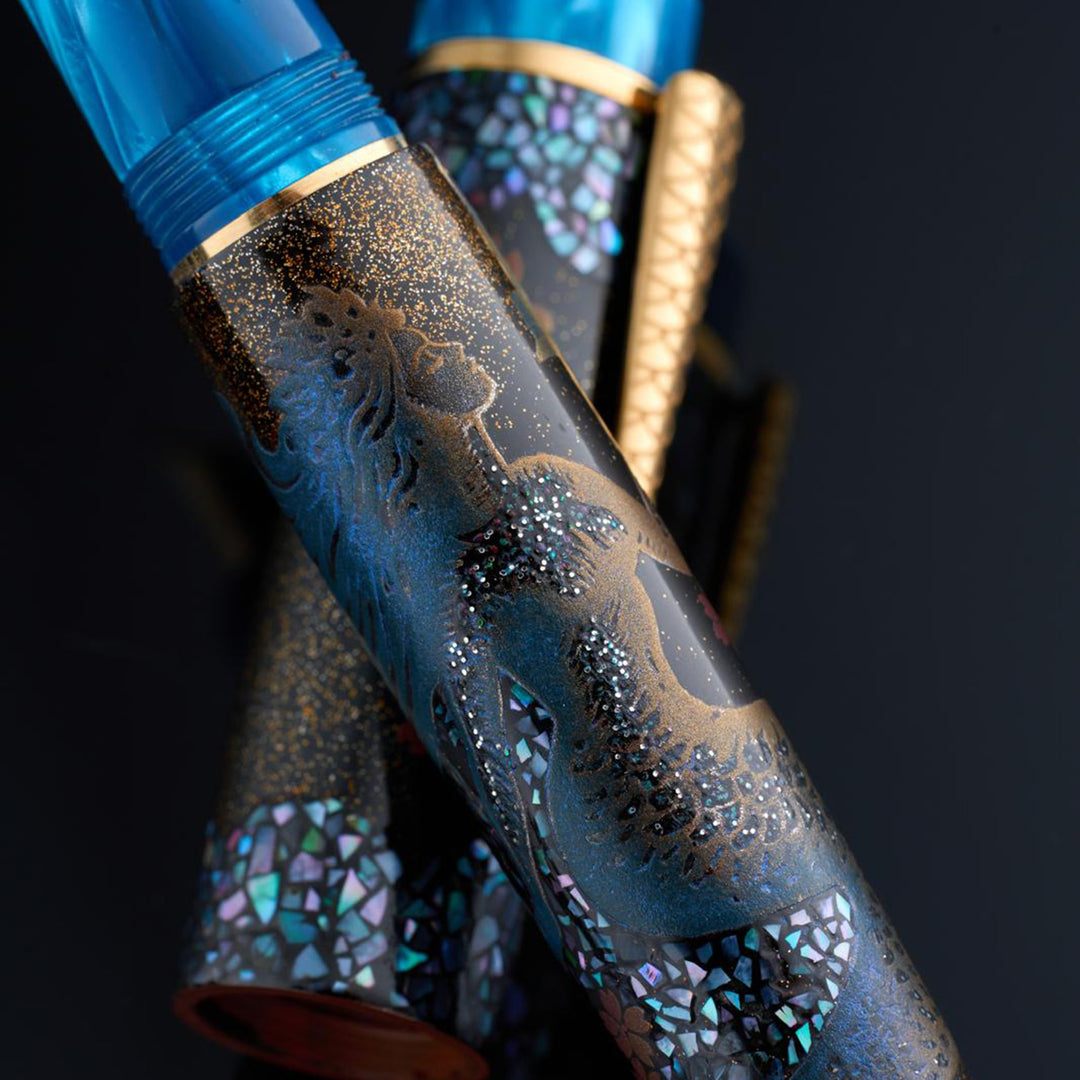 Nino Marino Signature Parthenope Maki-e The Song of Two Seas Fountain Pen