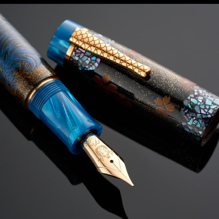 Nino Marino Signature Parthenope Maki-e The Song of Two Seas Fountain Pen