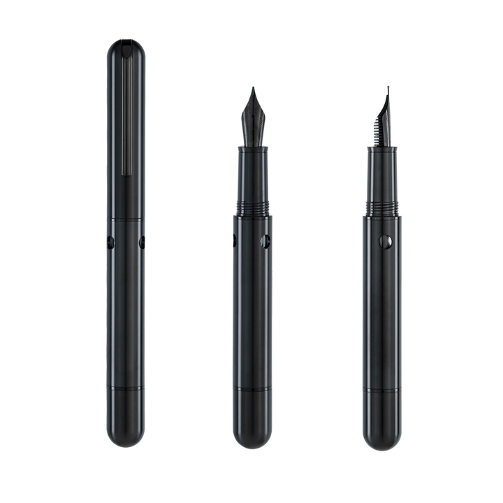 Nahvalur Nautilus Ti Black - Fountain Pen