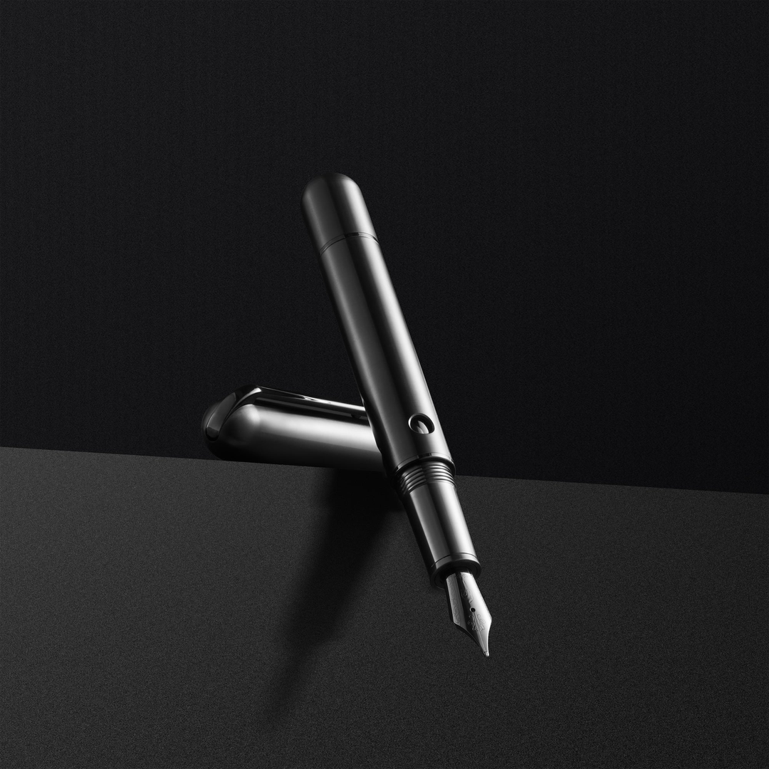 Nahvalur Nautilus Ti Black - Fountain Pen