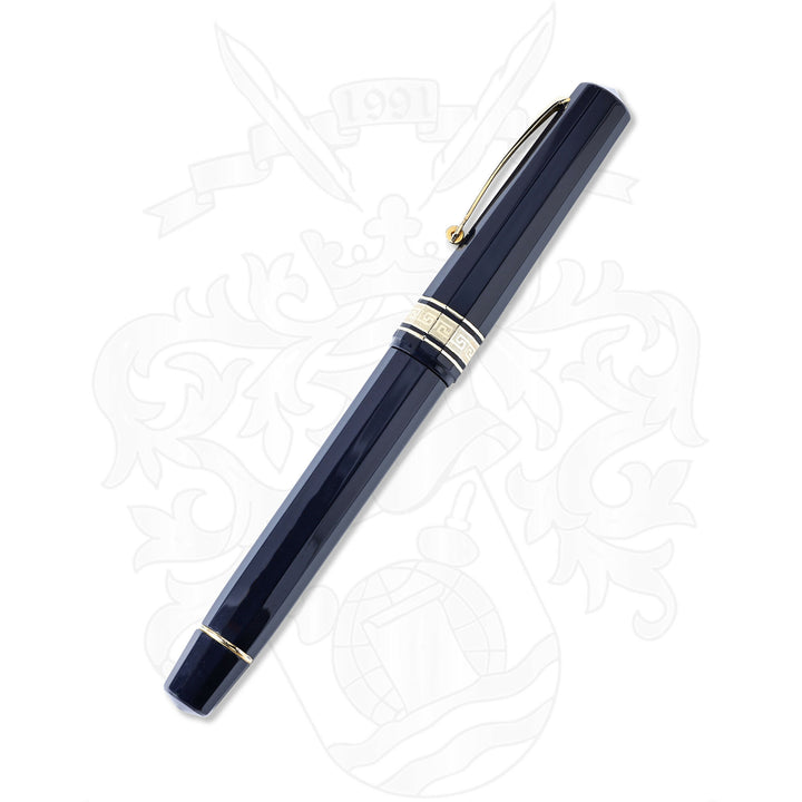 Omas Paragon Black With Gold Trim Fountain Pen