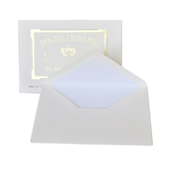 Original Crown Mill Pure Cotton A5 Envelopes (25ct)