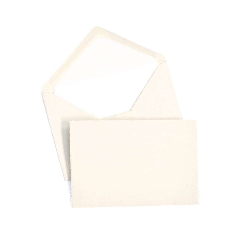 Original Crown Mill Vellum Paper C6 Lined Envelopes - Cream