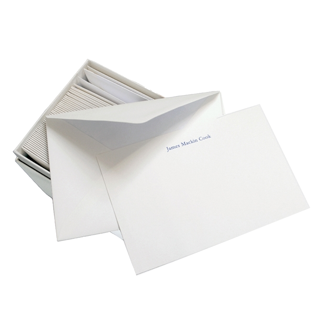 Note Card Containers Classic Laid Note Card Presentation Boxes - Pure Cotton | Original Cro ...
