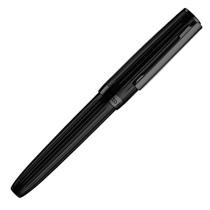 Otto Hutt Design 7 Rollerball Pen - PVD Black Matte Lacquer