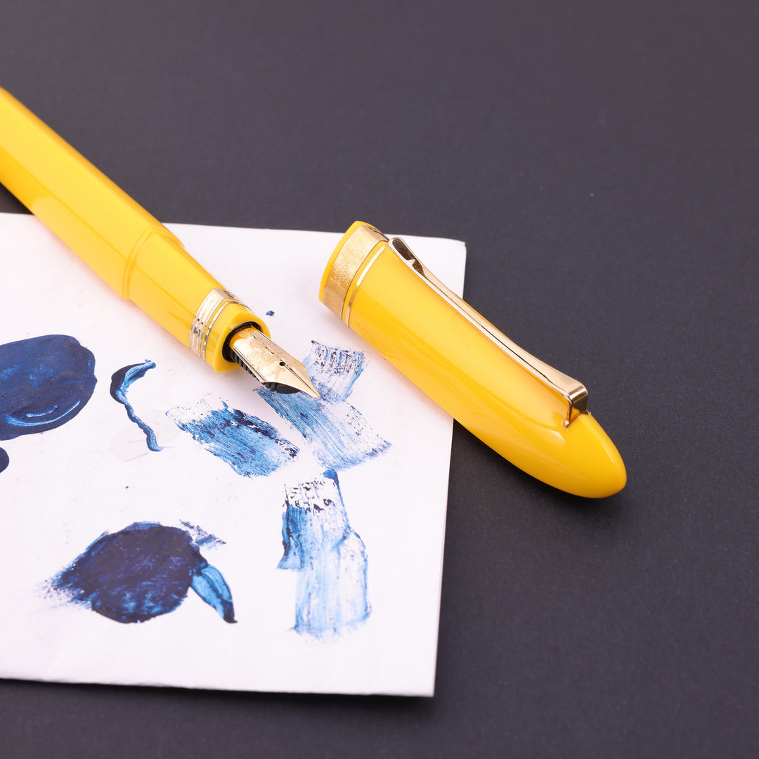 OMAS Bittner Yellow Limited Edition Fountain Pen #08/68