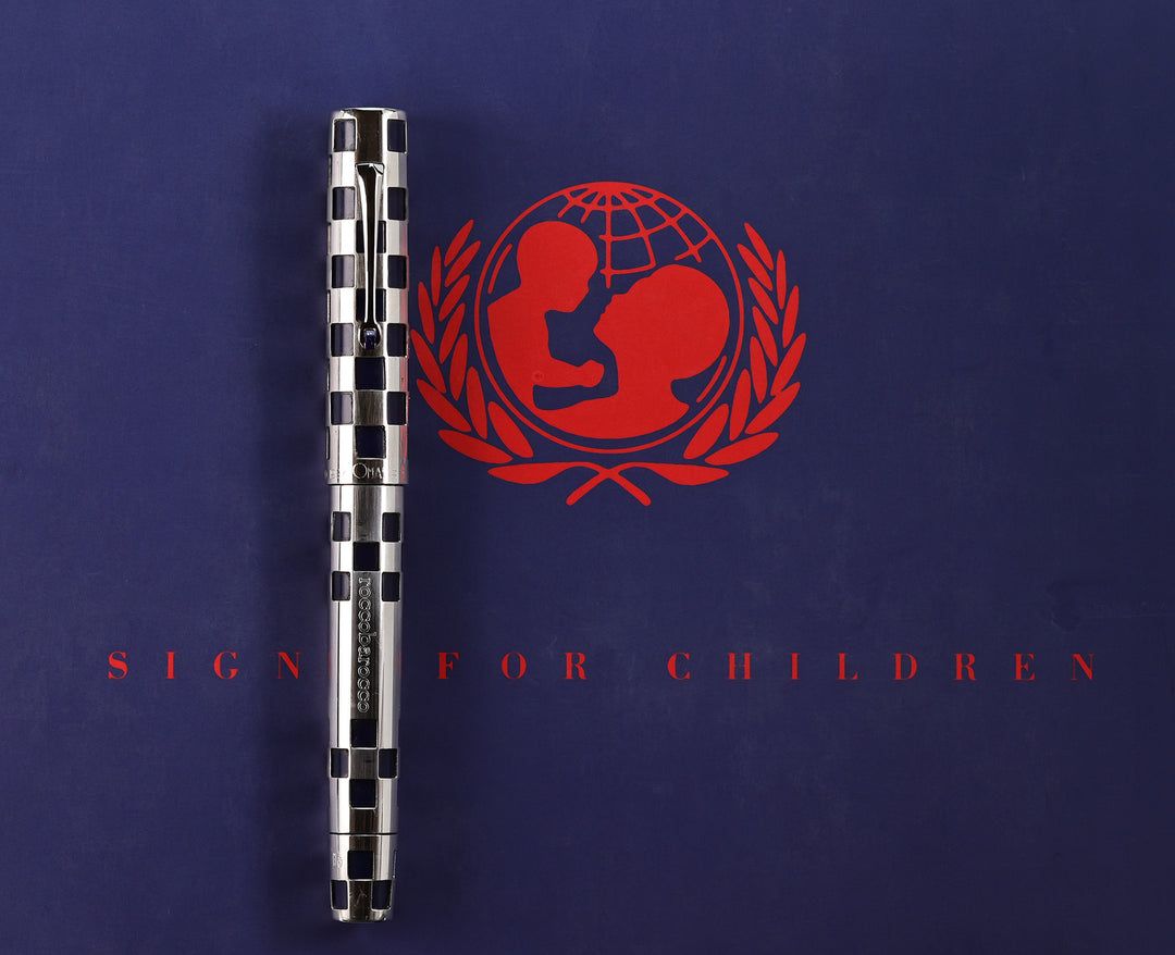 Omas Unicef 50 Year Anniversary Fountain Pen -Rocco Barocco