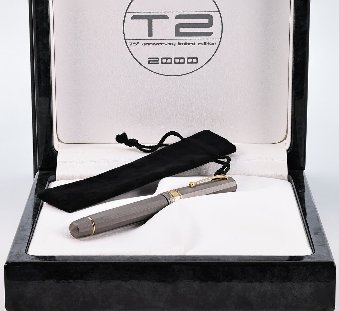 OMAS T2 Titanium 75th Anniversary Limited Edition Fountain Pen #365/750