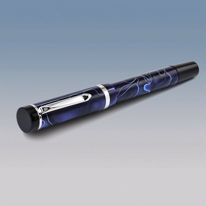 Bexley Submariner Deep Blue Swirl Foutain Pen