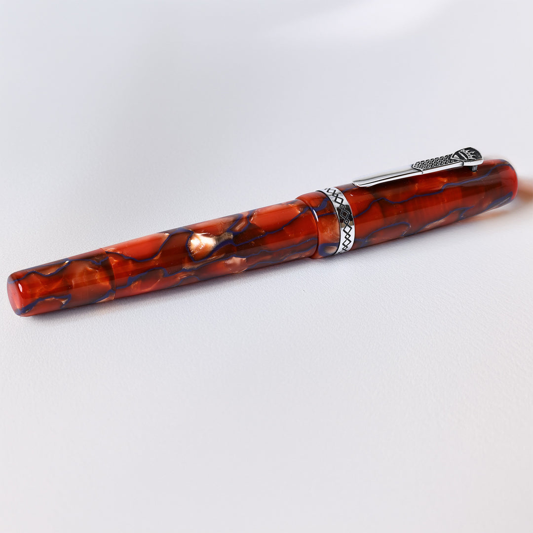 Krone Orange Boulder Fountain Pen