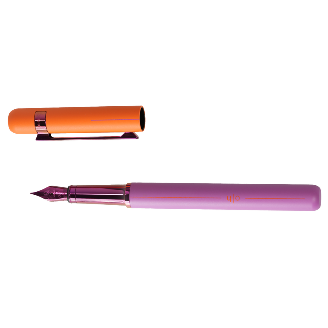 Otto Hutt Design 03 Lilac and Orange - Fountain Pen