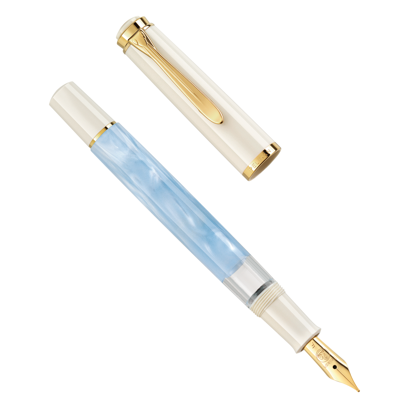 Pelikan Classic M200 Pastel Blue Fountain Pen (Special Edition) Medium