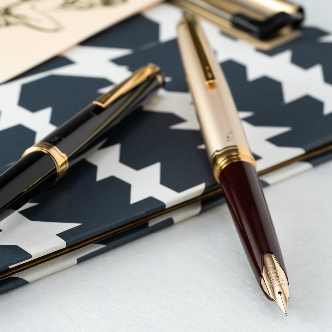 Pilot E95s Burgundy & Ivory - Fountain Pen