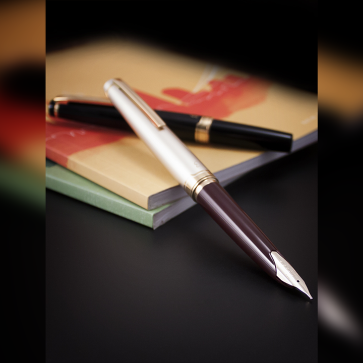 Pilot E95s Burgundy & Ivory - Fountain Pen