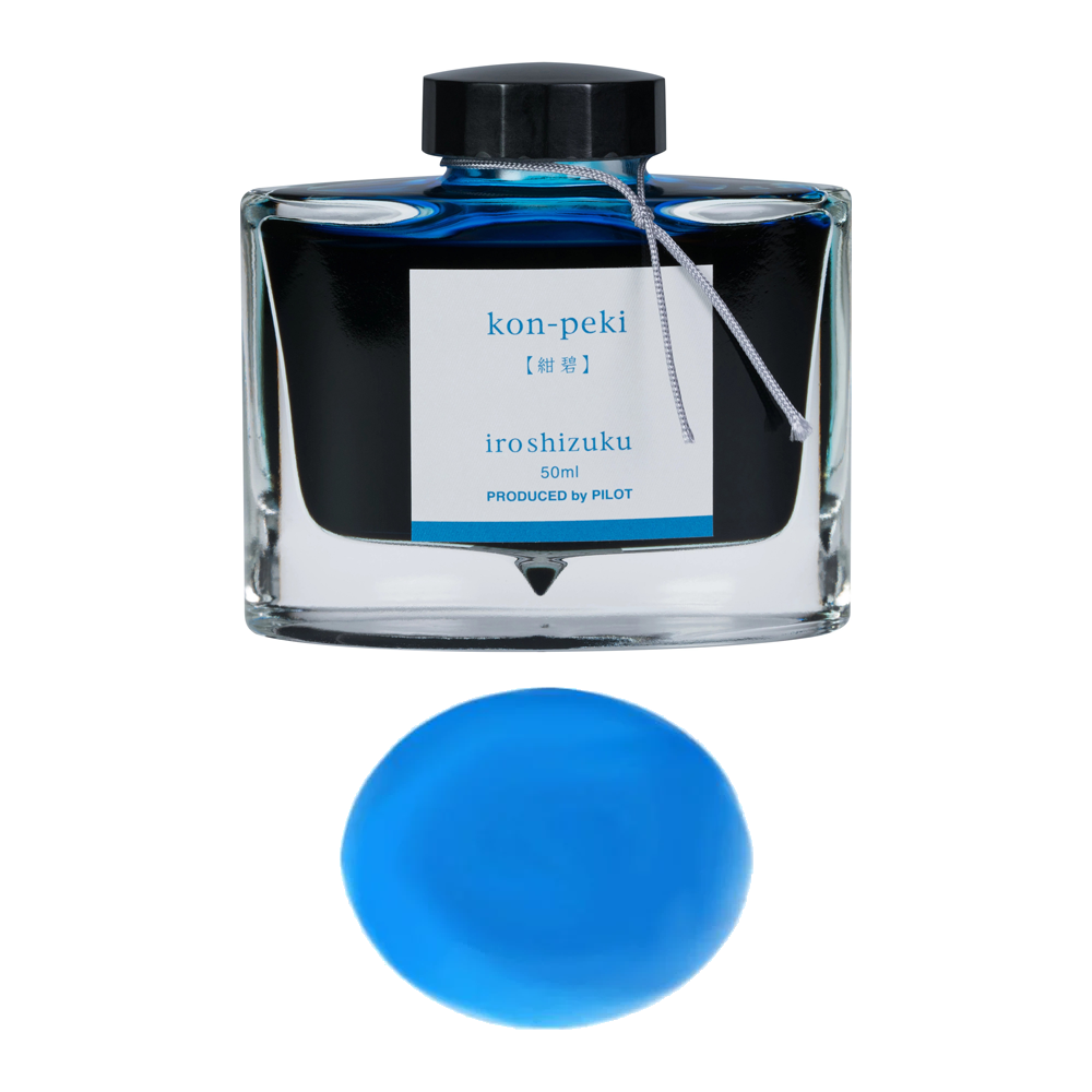 Pilot Iroshizuku 50ml Bottled Ink - Kon-peki