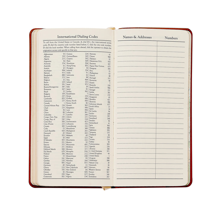 Graphic Image 2027 Pocket Datebook- Traditional Leather 3 1/4"x6"