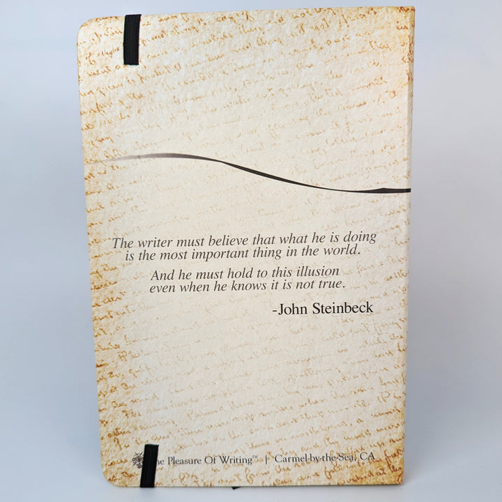 The Pleasure of Writing Steinbeck Premier Journal - Dot Grid