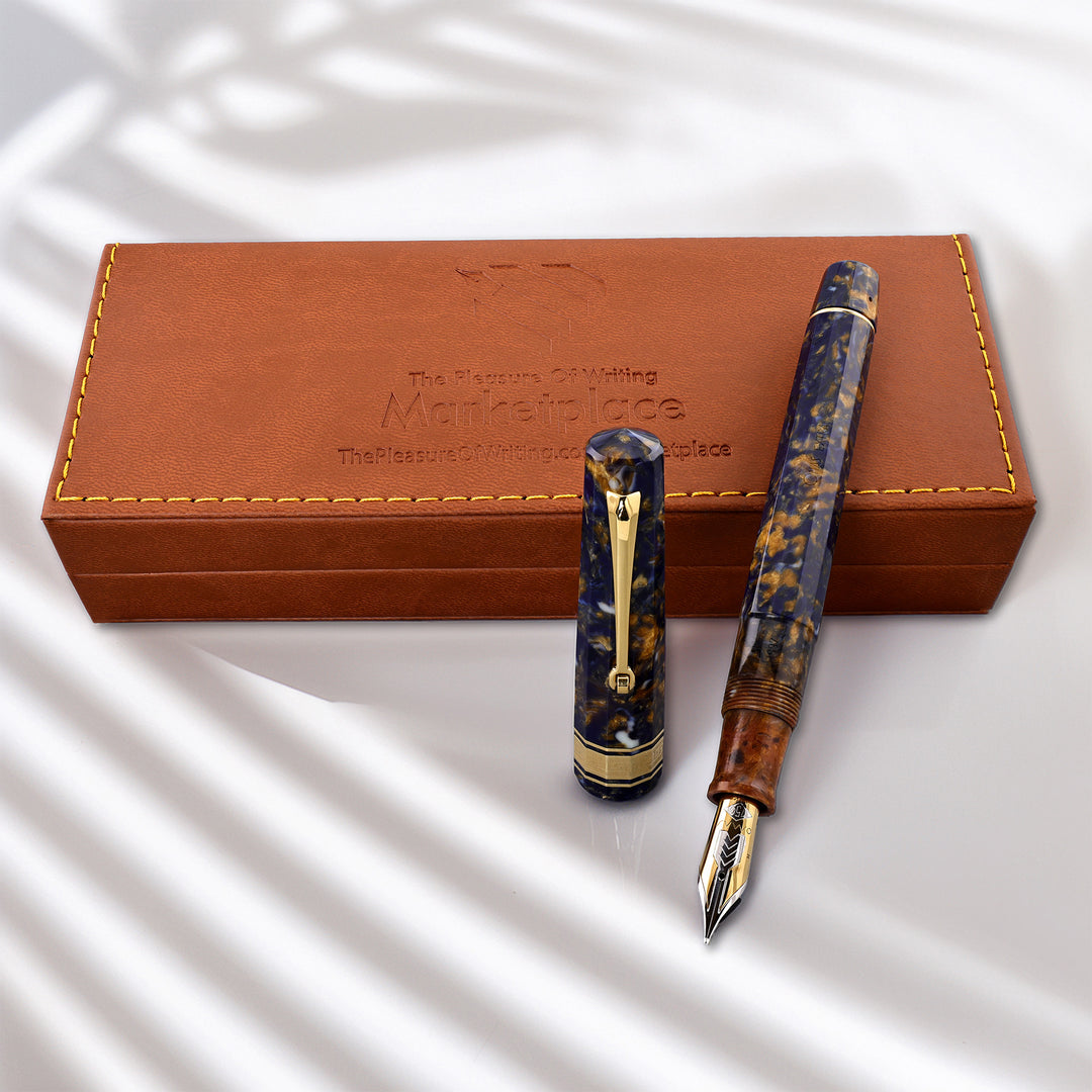 OMAS Paragon Blue Saffron Fountain Pen