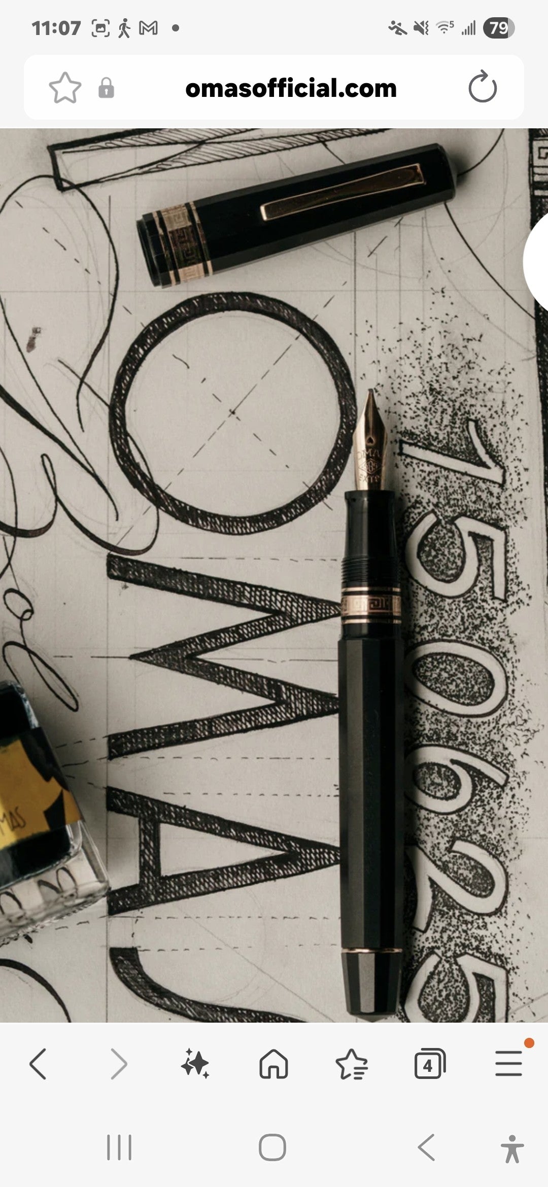 Omas Paragon 150625 Limited Edition Fountain Pen