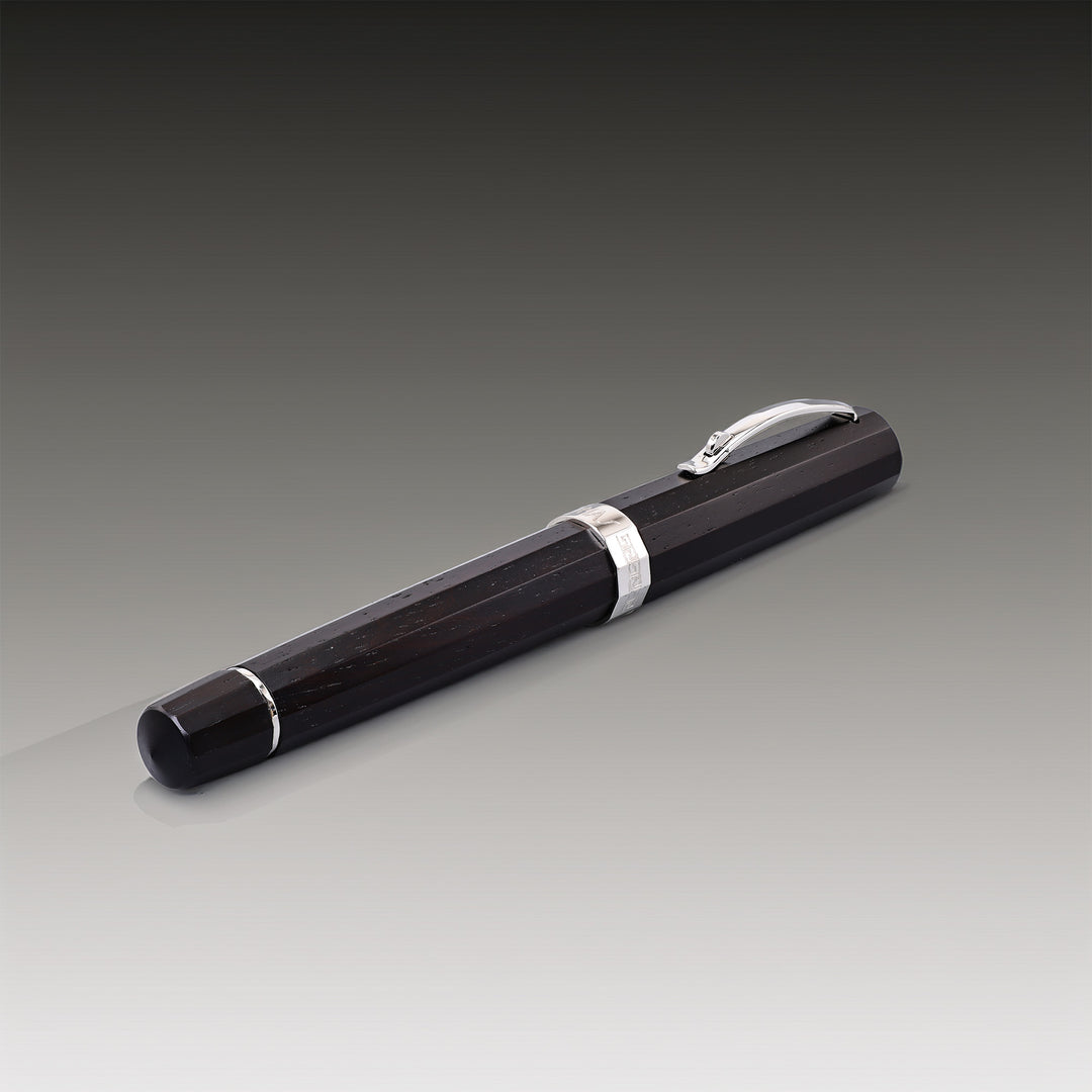 Omas Arte Italiana Art Deco Wood Fountain Pen (Rosewood)