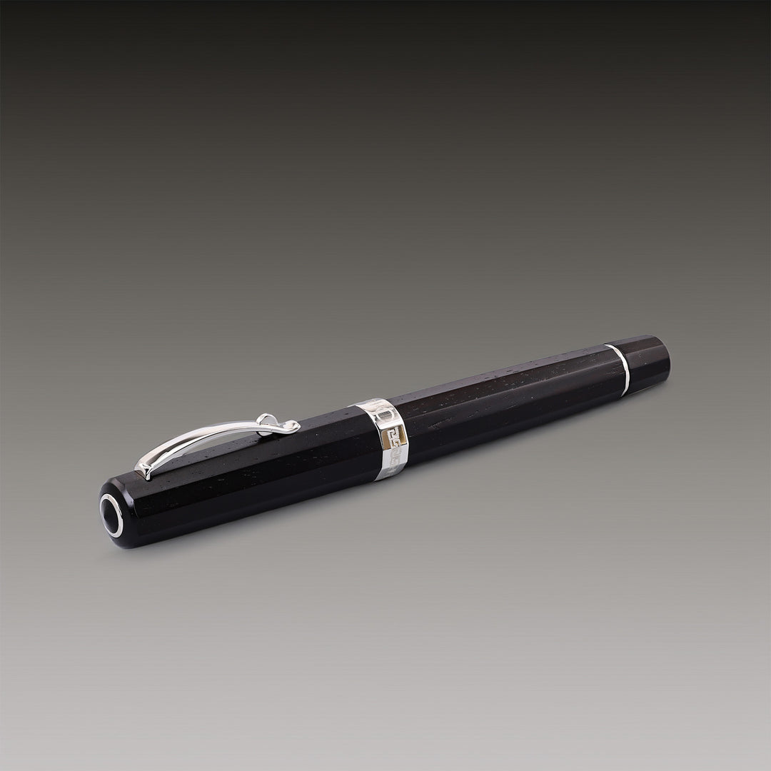 Omas Arte Italiana Art Deco Wood Fountain Pen (Rosewood)