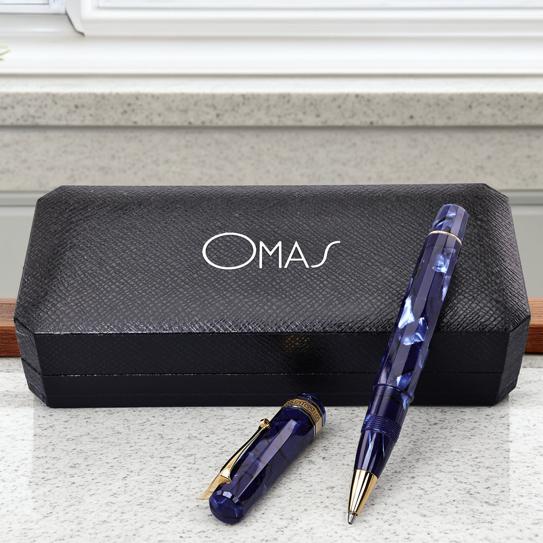 Omas Paragon Extra Blue Royal Rollerball Pen