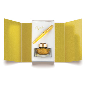 Pelikan Classic M200 Fountain Pen Pyrite Gift Set with Edelstein Ink